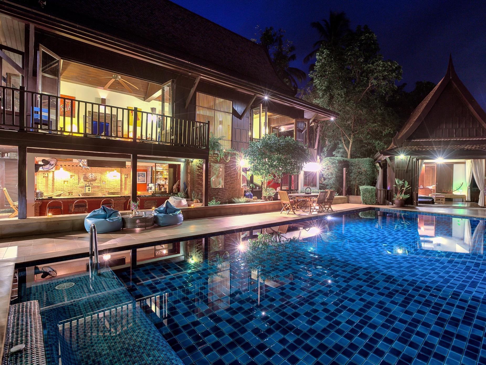 Villa Thai Teak - Panoramic Sea & Sunset Views Koh Samui Exterior photo