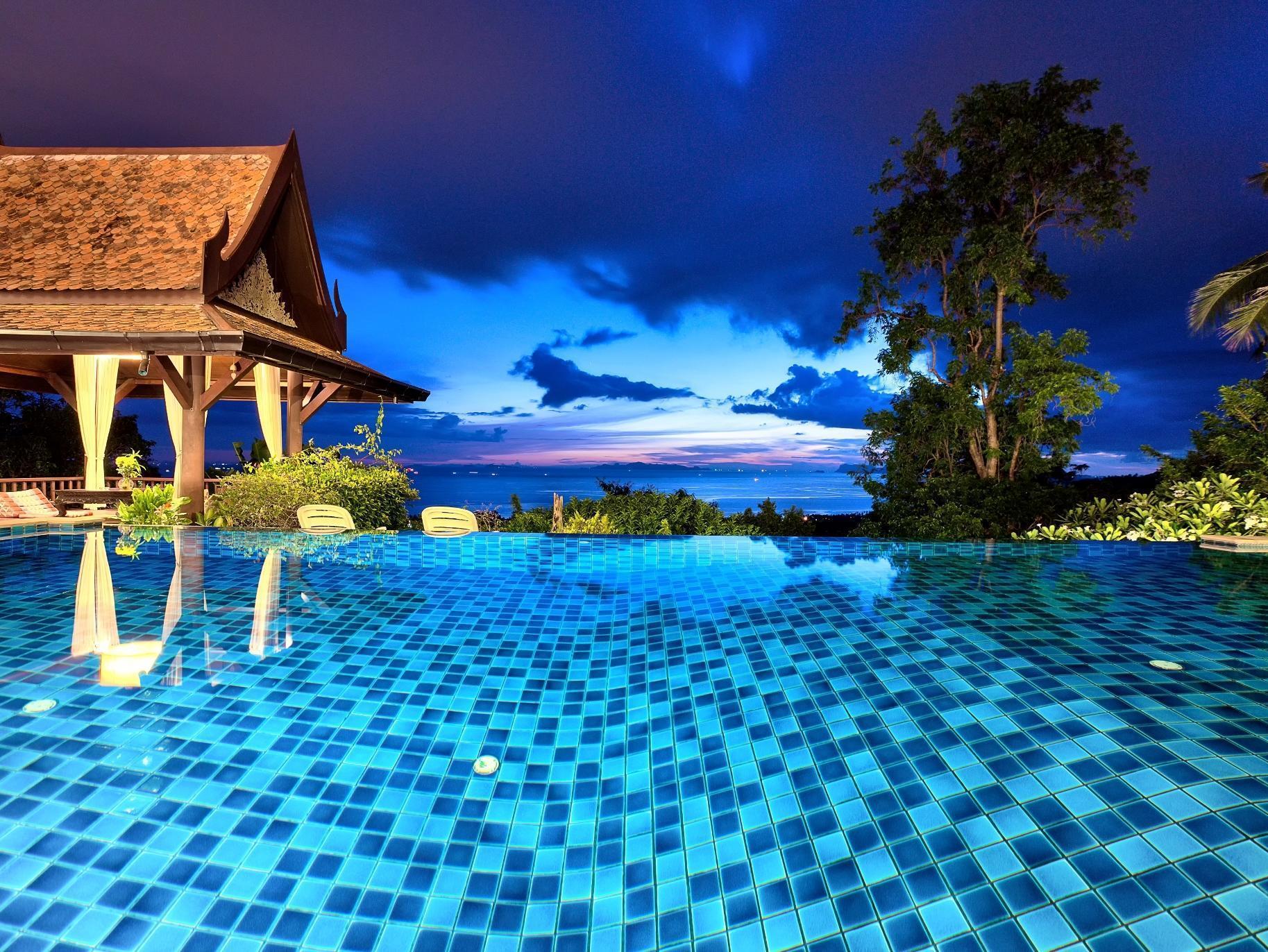 Villa Thai Teak - Panoramic Sea & Sunset Views Koh Samui Exterior photo